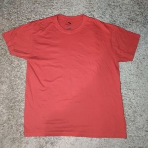 Plain red shirt size large